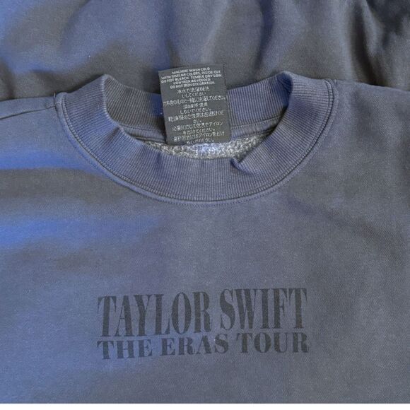 NEW Eras Tour Blue Crewneck Sweatshirt Taylor Swift Merch Crew Neck sz XL - Picture 8 of 8